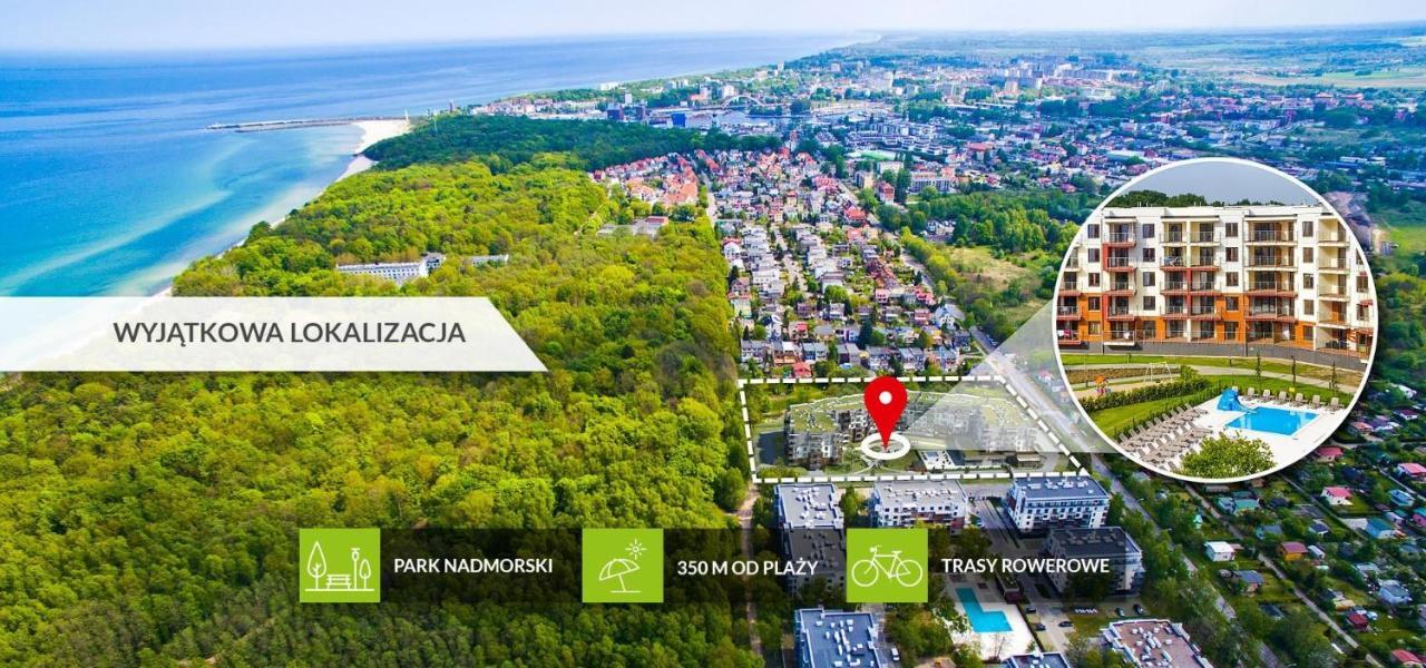Apartament z Basenem Laura Polanki Park Apartment Kolobrzeg Bagian luar foto